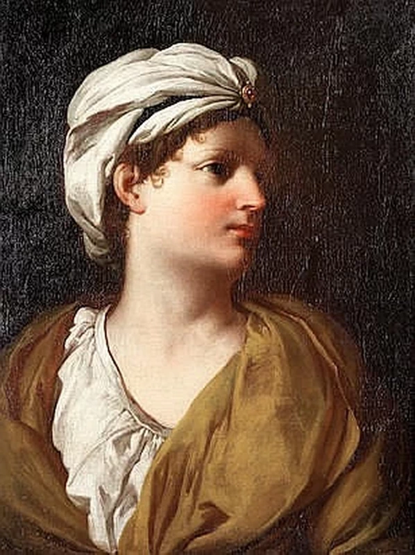 Ritratto di giovane donna con turbante